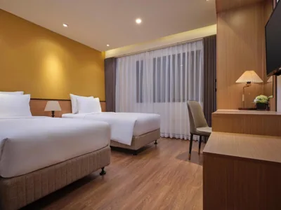 Camera Deluxe Matrimoniale o Doppia con Letti Singoli — Minasi Grand Hotel